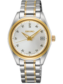 Seiko Classic SUR582P1 Zegarek Damski - z diamentami